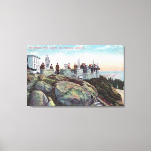 View of the Parapet at Sutro Heights Canvas Print