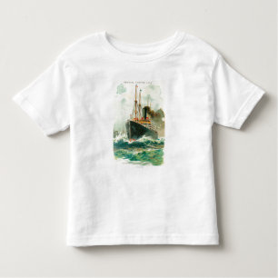 View of the Patricia at Sea, Hamburg-America Toddler T-Shirt