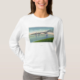 View of the Peace Bridge over Niagara River T-Shirt