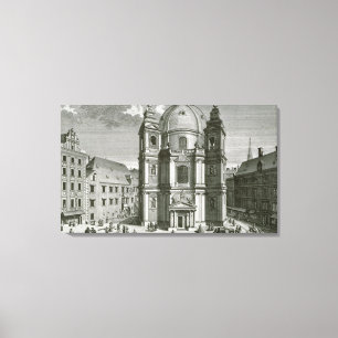 View of the Peterskirche Canvas Print