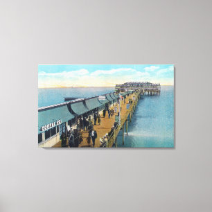 View of the Pier Canvas Print
