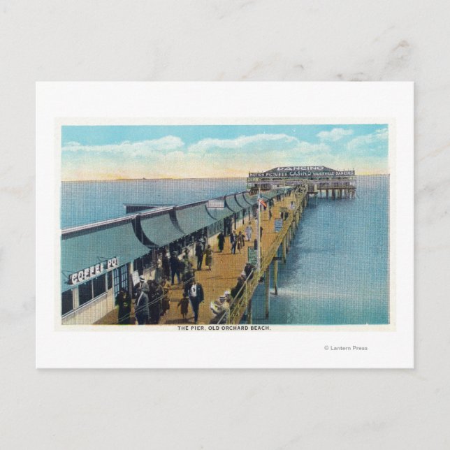 View of the Pier Postcard (Front)