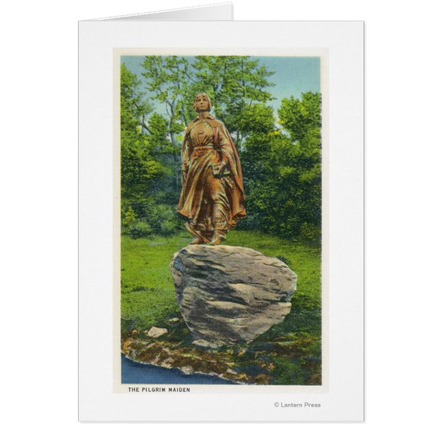 View of the Pilgrim Maiden Statue (Front)