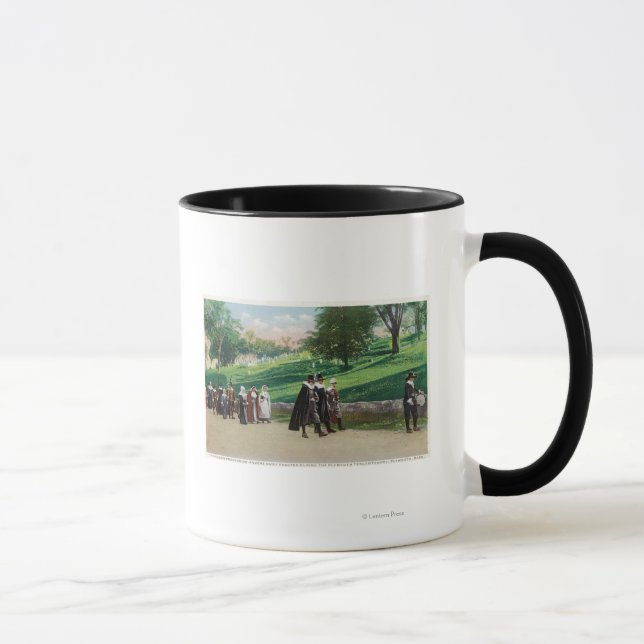 View of the Pilgrim Procession Mug (Right)