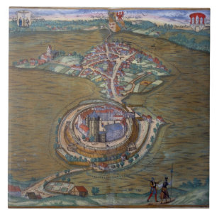 View of the Place de Louis le Grand, with one of t Tile