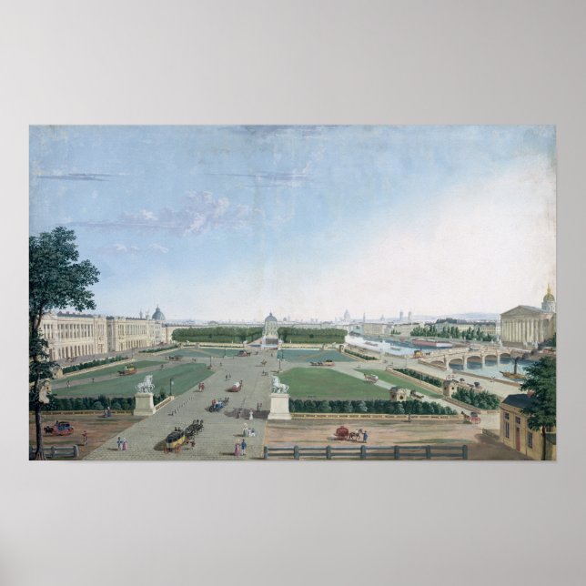 View of the Place Louis XV &  Jardin des Poster (Front)
