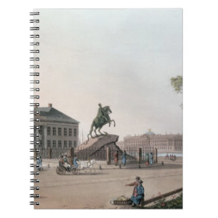 View of the Place of Peter the Great and the Senat Spiral Notebook