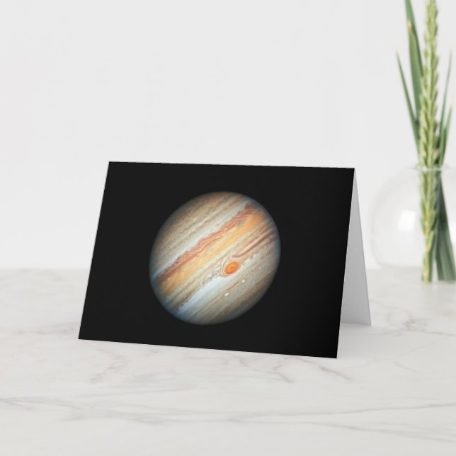 View of the Planet Jupiter (Hubble Telescope) Card (Front)