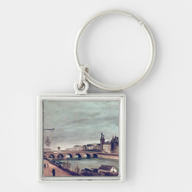 View of the Pont au Change from Quai de Key Ring (Front)