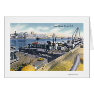 View of the Port of Albany, SS Iroquois in
