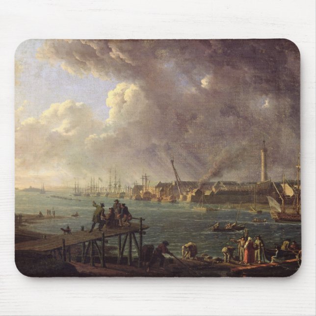 View of the Port of Lorient Mouse Pad (Front)
