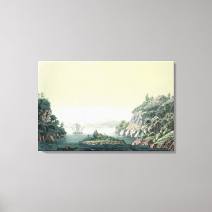 View of the Potomac river near Mount Vernon (colou Canvas Print