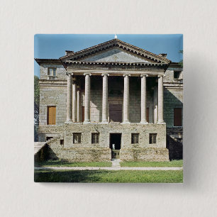 View of the principal facade, built in 1559-60 15 cm square badge
