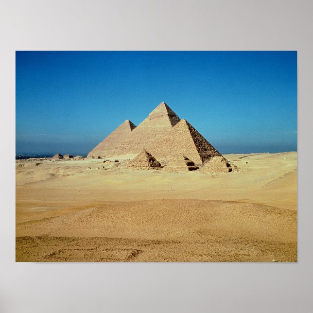 View of the Pyramids Poster (Front)