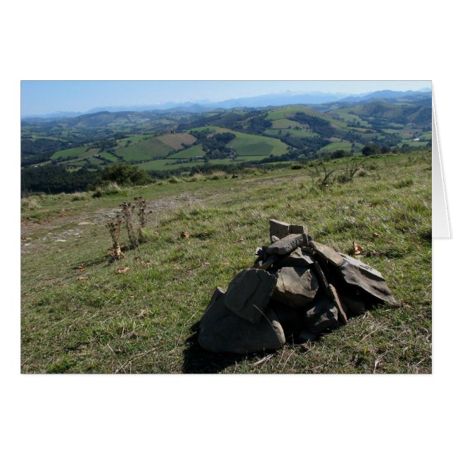 View of the Pyrenees Card (Front Horizontal)