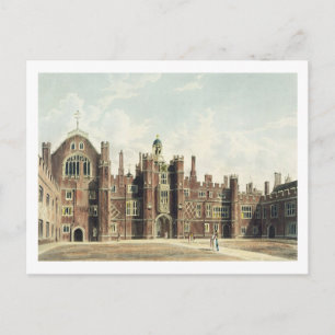 View of the Quadrangle at Hampton Court Palace fro Postcard