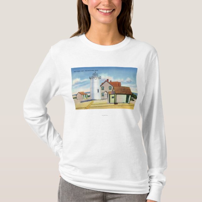 View of the Race Point Lighthouse T-Shirt (Front)