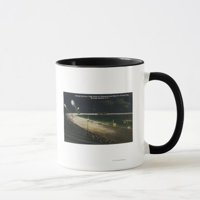 View of the Raceway at Night Mug (Right)
