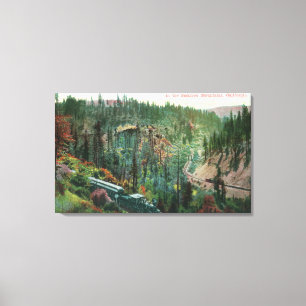 View of the Railroad Loop Canvas Print