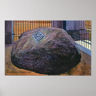 View of the Real Plymouth Rock Poster