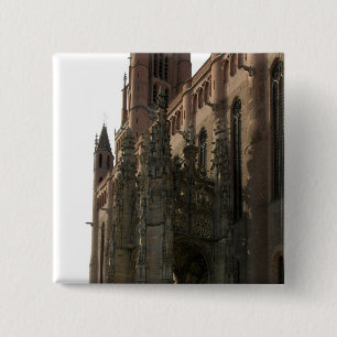 View of the right side with the canopied porch (ph 15 cm square badge