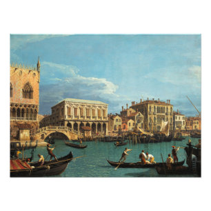 View of the Riva degli Schiavoni Venice Photo Print