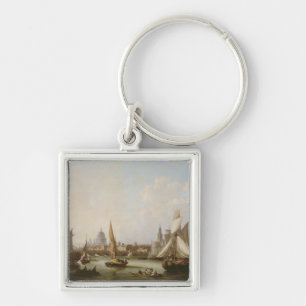 View of the River Thames Key Ring
