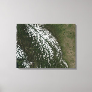 View of the Rocky Mountains Canvas Print