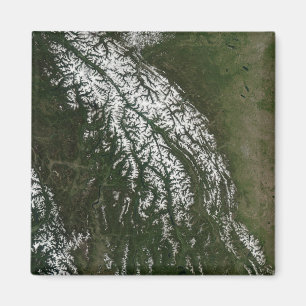 View of the Rocky Mountains Magnet