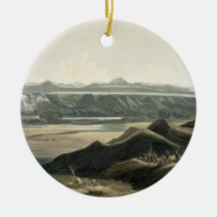 View of the Rocky Mountains, plate 44 from Volume Ceramic Tree Decoration