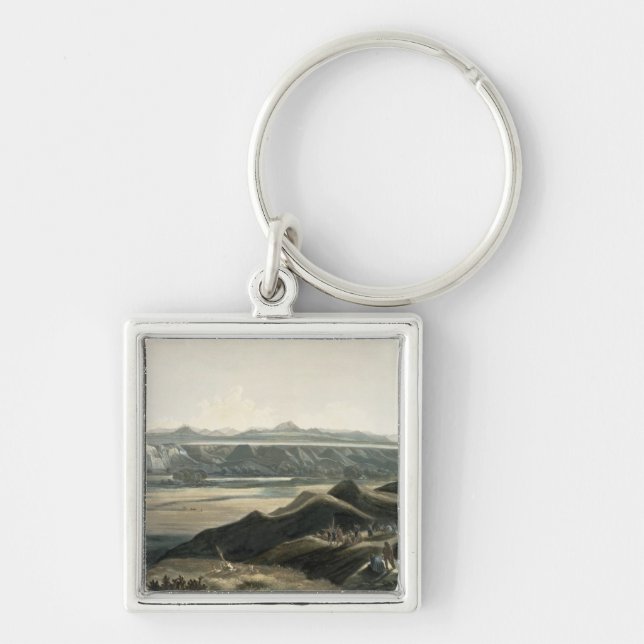 View of the Rocky Mountains, plate 44 from Volume Key Ring (Front)