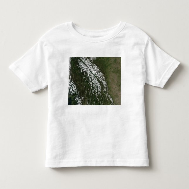 View of the Rocky Mountains Toddler T-Shirt (Front)