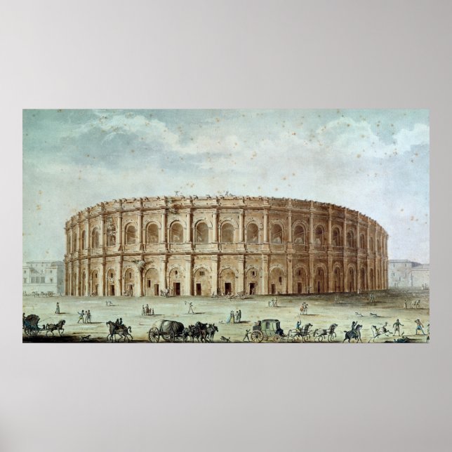 View of the Roman Amphitheatre Poster (Front)