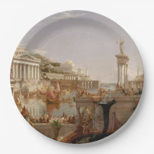 View of the Roman Empire (Consummation of Empire) Paper Plate