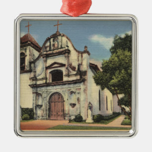 View of the Royal Presidio Chapel Metal Tree Decoration