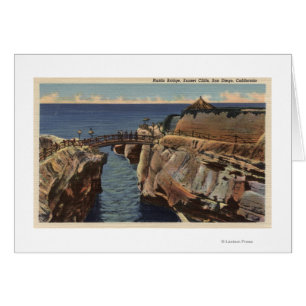 View of the Rustic Bridge & Sunset Cliffs