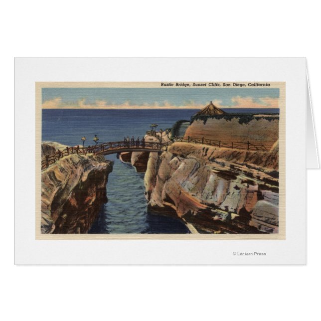 View of the Rustic Bridge & Sunset Cliffs (Front Horizontal)