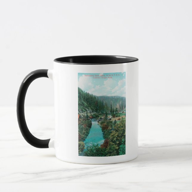 View of the Sacramento River Canyon on SP Mug (Left)