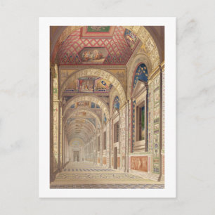 View of the second floor Loggia at the Vatican, wi Postcard