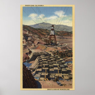 View of the Shasta Dam Poster