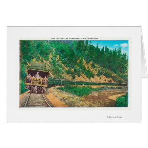 View of the Shasta TrainCow Creek Canyon, OR