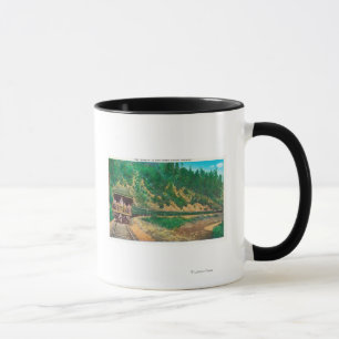 View of the Shasta TrainCow Creek Canyon, OR Mug