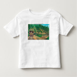 View of the Shasta TrainCow Creek Canyon, OR Toddler T-Shirt