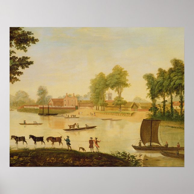 View of the Shepperton on the River Thames, after Poster (Front)