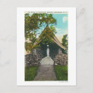 View of the Shrine at Sanitorium in Gabriels Postcard