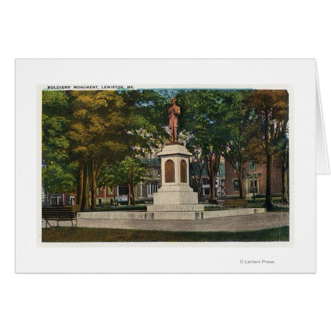 View of the Soldiers' Monument (Front Horizontal)