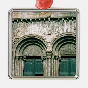 View of the south transept portal  c.1100-04 metal tree decoration