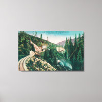 View of the Southern Pacific Railroad Loop Tunne