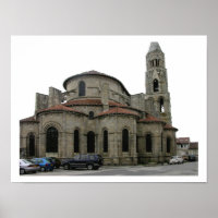 View of the spire of the church (photo)