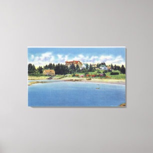 View of the Squirrel Inn on Squirrel Island Canvas Print